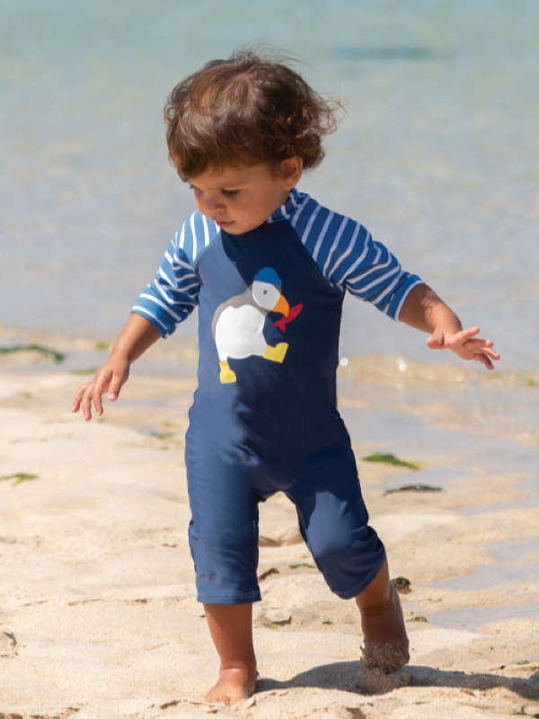 Costum De Baie Copii Upf 50 Marine Blue Iya