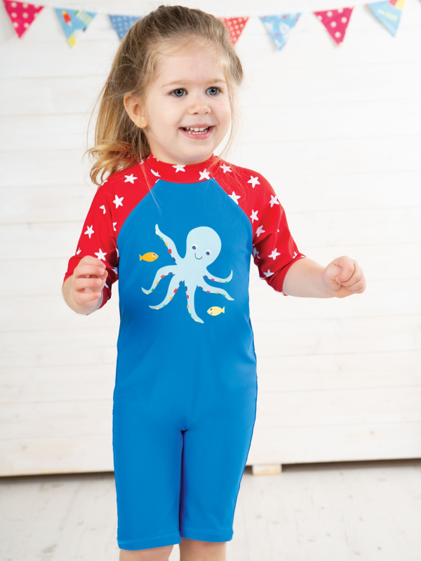 Costum De Baie Copii Upf 50 Sail Blue Iya
