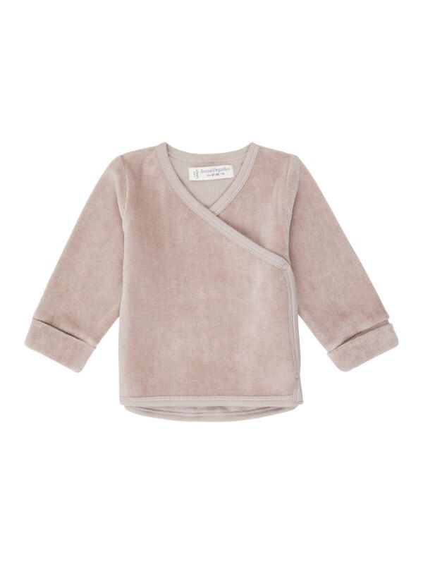 Jachetă velur bebe Wanda Taupe
