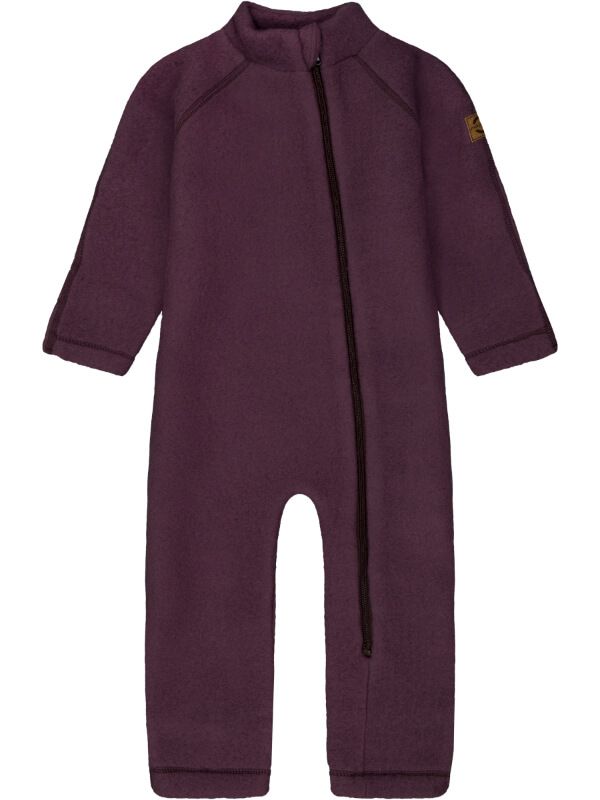 Overall cu fermoar, lână fleece Huckleberry