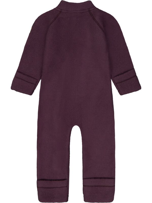 Overall cu fermoar, lână fleece Huckleberry