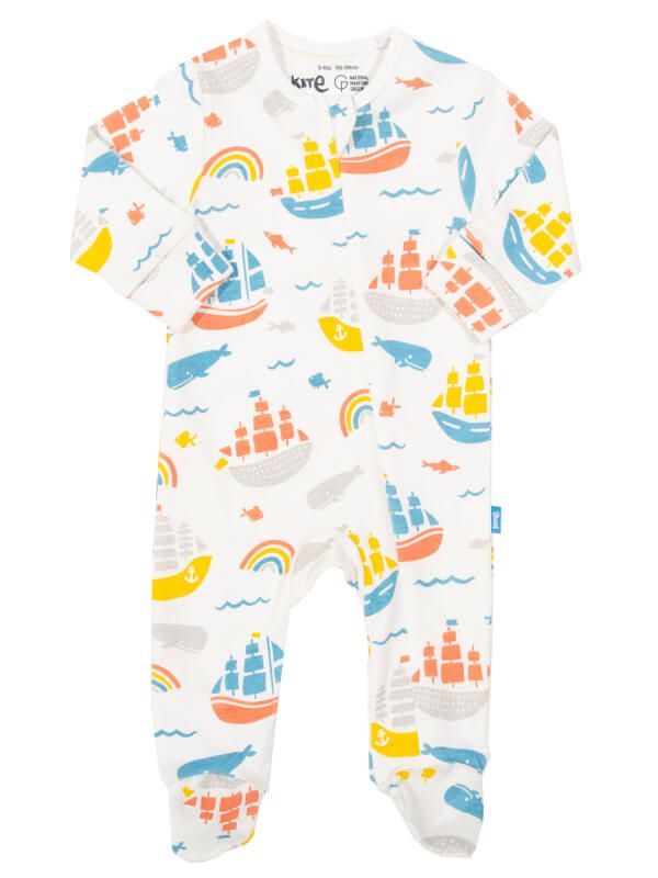 Salopetă pijama bumbac organic Ship