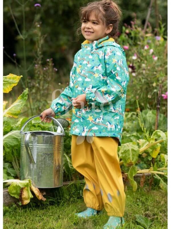 Buster aqua raincoat top