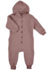 Overall cu glugă, lână fleece Burlwood