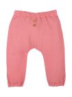 Pantaloni muselină dublă Mauve