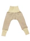 Pantaloni lungi lână şi mătase Green Plum
