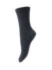 Șosete lână și bumbac Plain Dark Grey