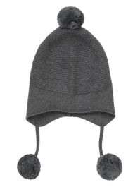 Căciulă tricotată bebe Marcel Dark Grey