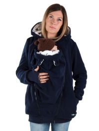 Hanorac sarcină şi babywearing 3în1 New Luna Navy Stars