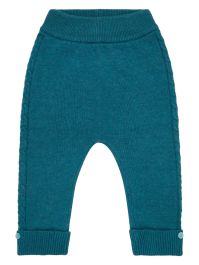 Pantaloni tricotaţi bebeluşi Pablo Petrol Blue