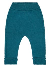 Pantaloni tricotaţi bebeluşi Pablo Petrol Blue