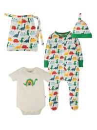 Set cadou 4 piese Rainbow Dinos