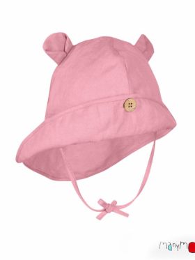 Pălărie ajustabilă din cânepă și bumbac Teddy Strawberry