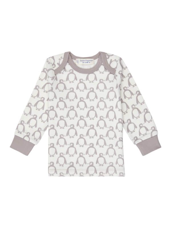Bluză bebe Timber Penguin Taupe