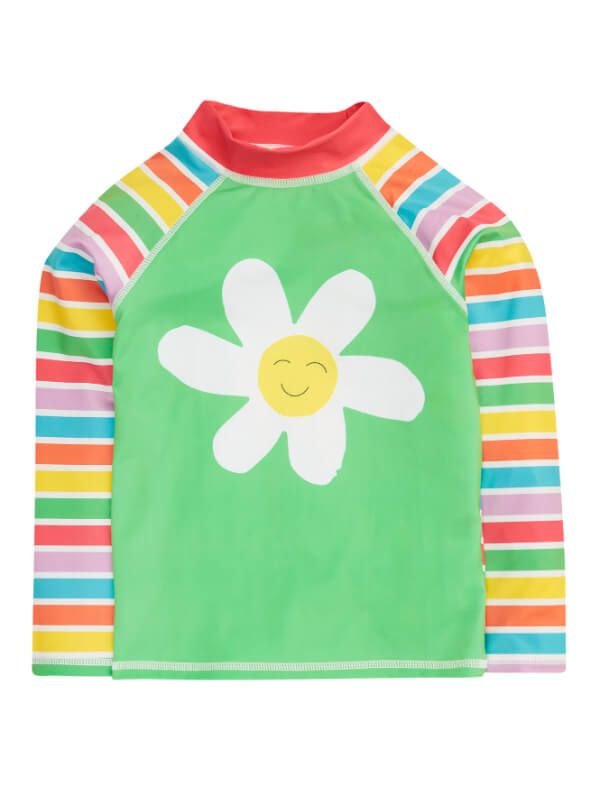 Bluză plajă Sun Safe Rash Tropical Stripe Daisy