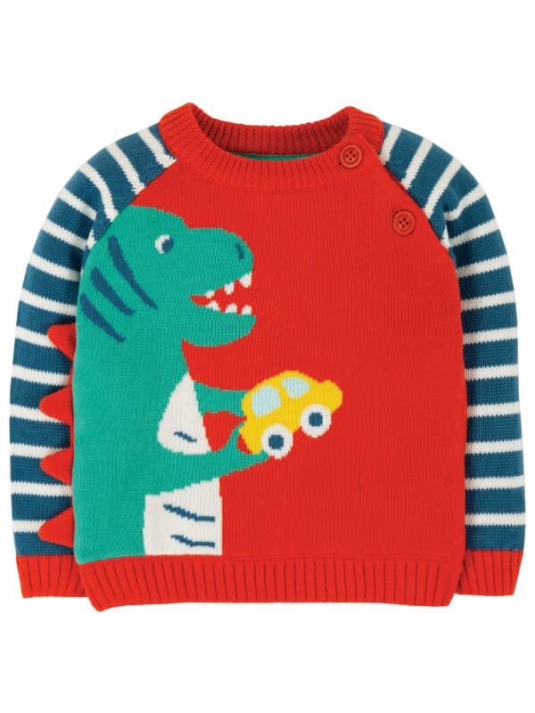 Bluză tricotată băieţi Wilfred Dino
