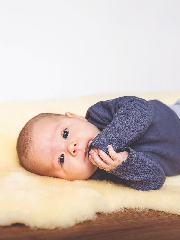 Body bebe Malu Waffle Blue Grey