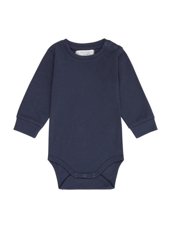 Body bumbac organic Milan Navy