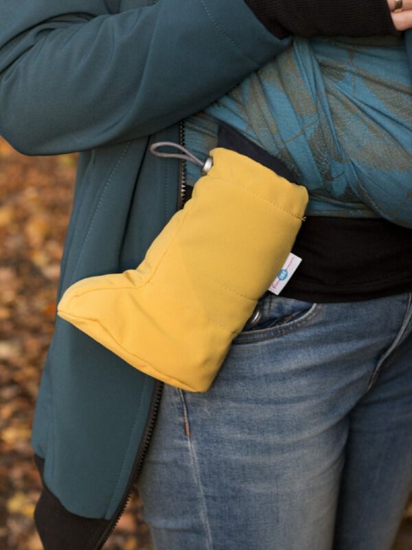 Botoşei babywearing Mustard, 0-12 luni