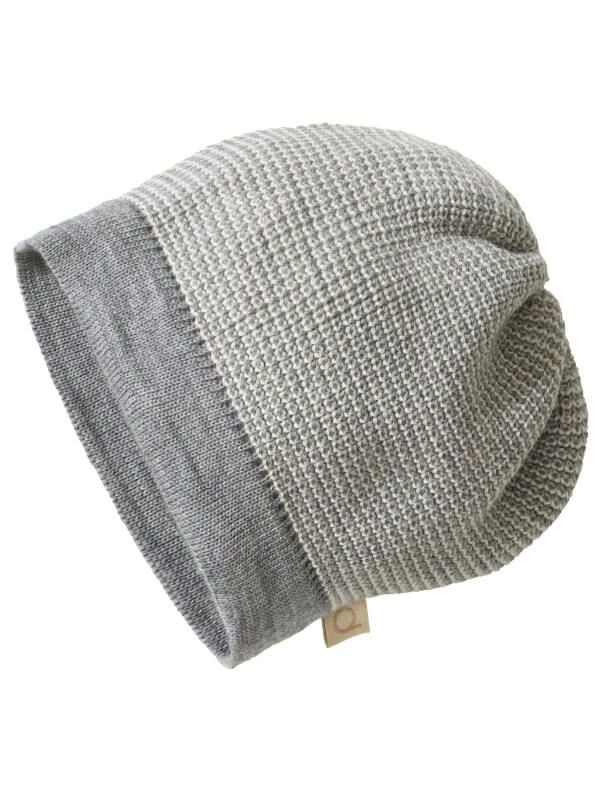Căciulă Disana din lână Beanie Grey Natural
