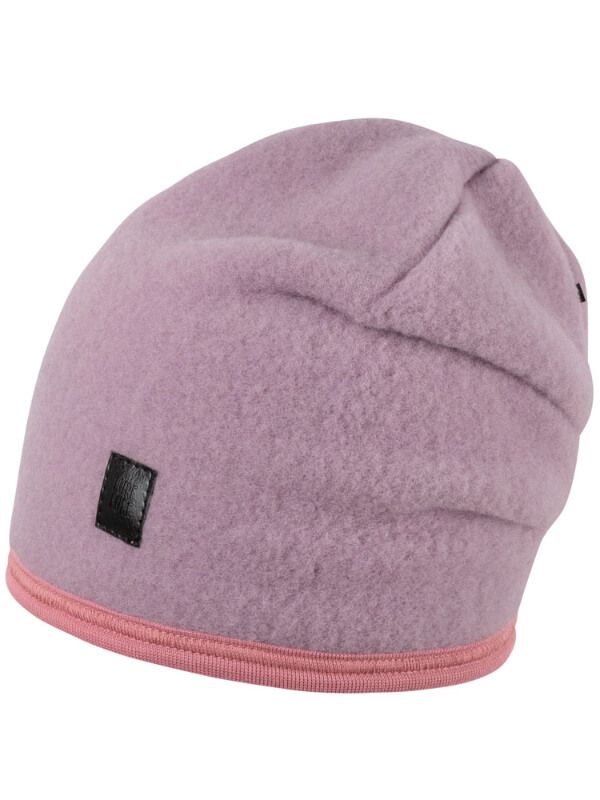 Căciulă din lână Fleece Kid Mauve