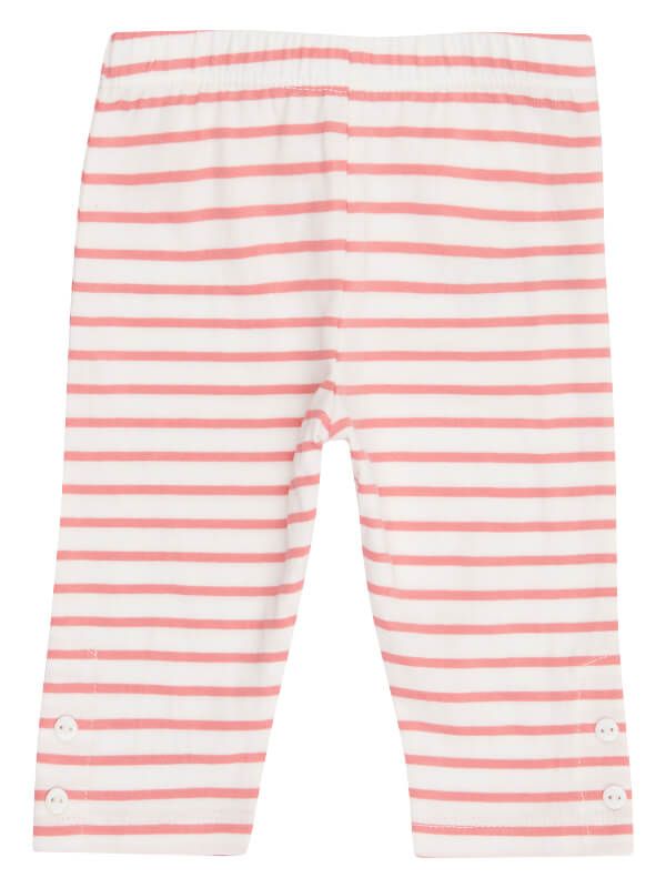 Colanţi bumbac organic Lara Rose Stripes