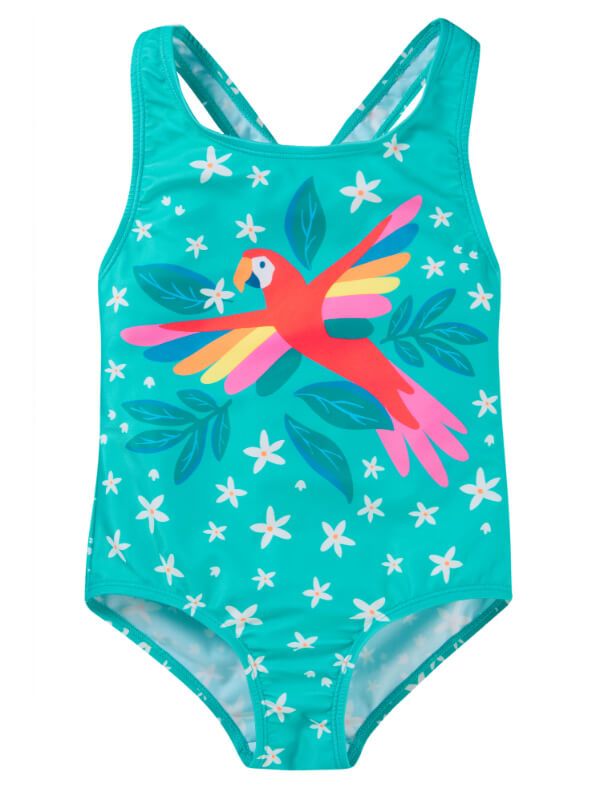 Costum de baie fete Sally Tropical Sea Macaw