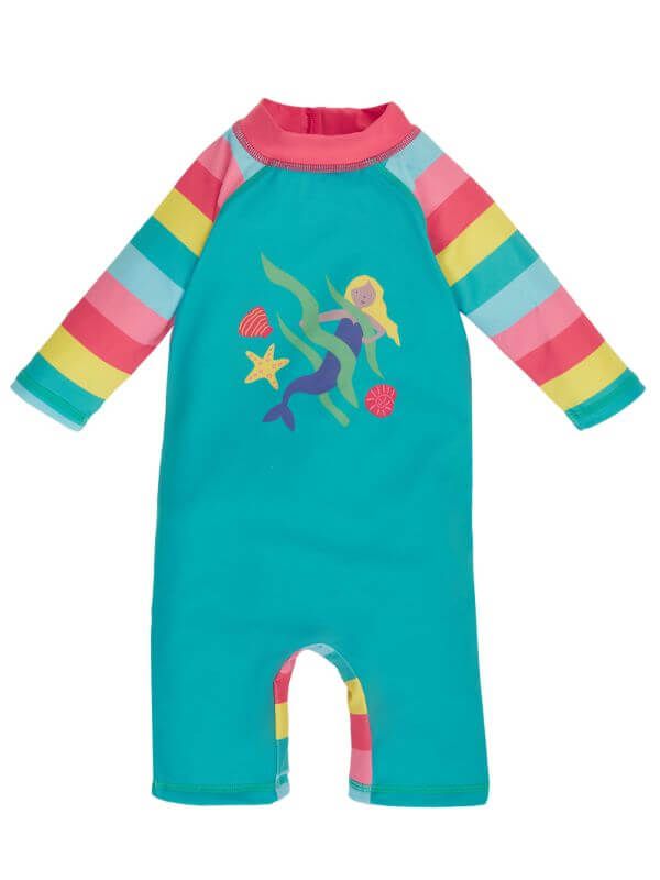 Costum de baie copii Mermaid, cu protecţie solară  