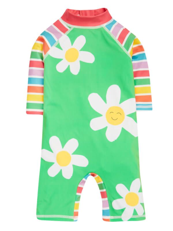 Costum de baie Summer Stripe Daisy UPF 50+ 