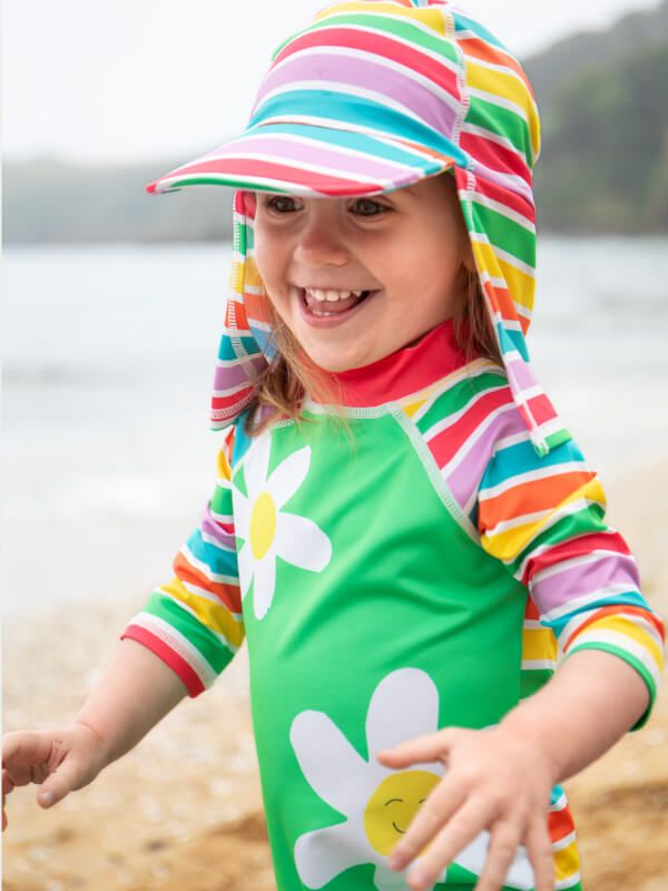 Costum de baie Summer Stripe Daisy UPF 50+ 