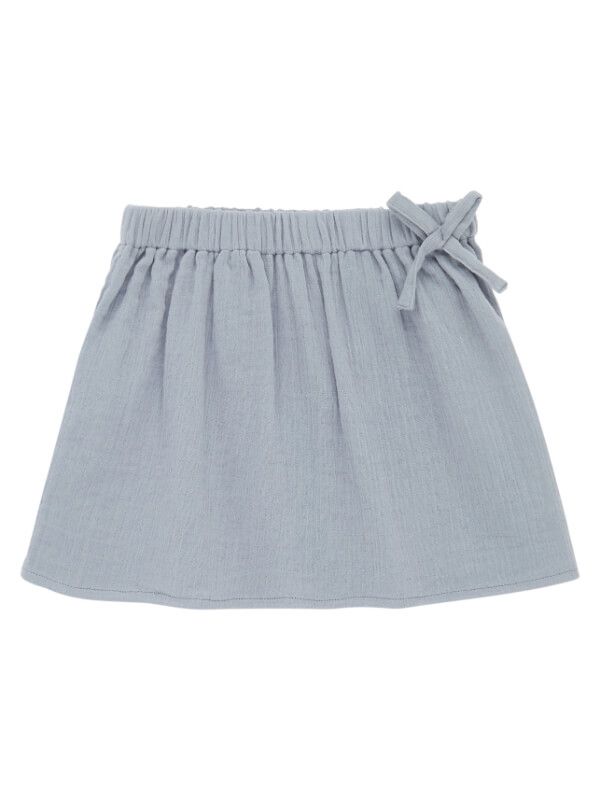 Fustă din muselină Gyda Dusty Blue