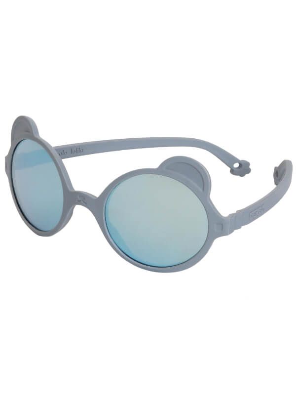 Ochelari soare copii Ourson Silver Blue, 1-2 ani