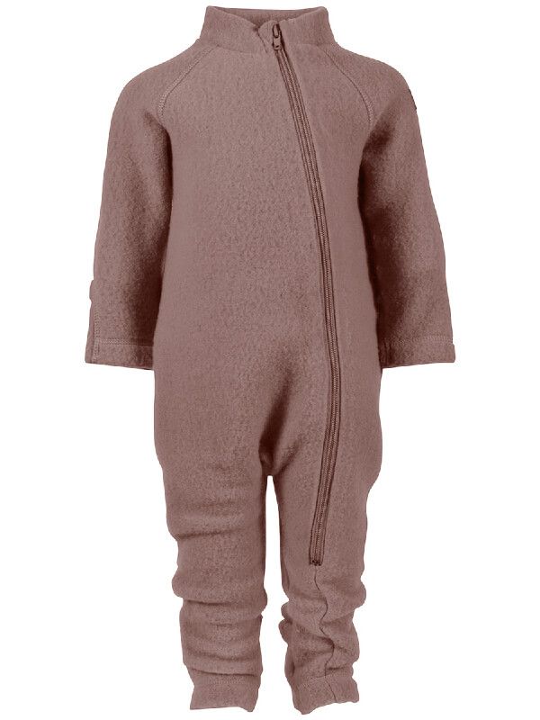 Overall cu fermoar, lână fleece Burlwood