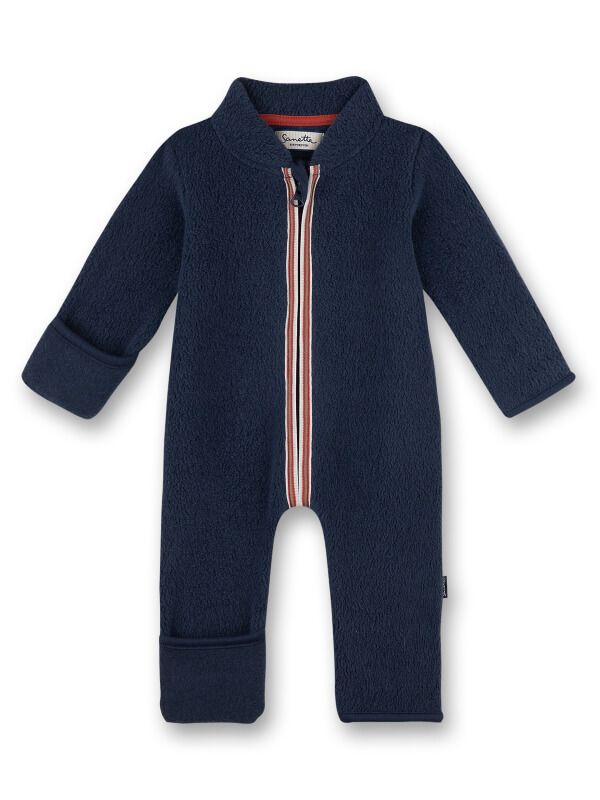 Overall Fleece Blue Family Elephant