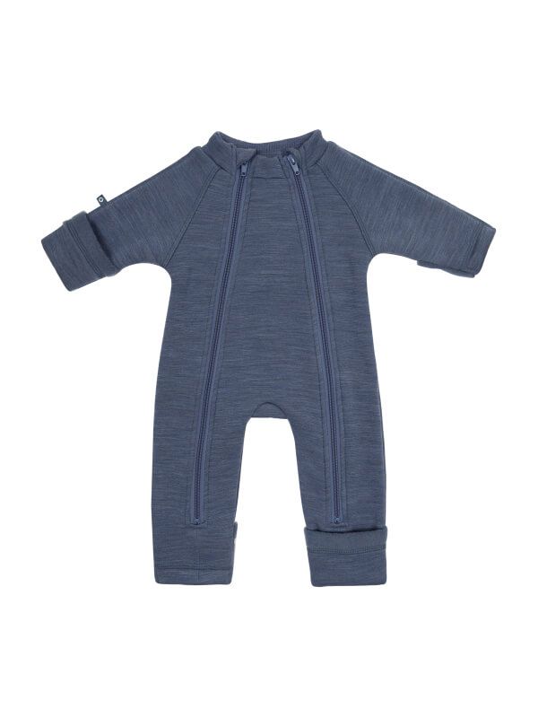 Overall lână merino Denim Melange