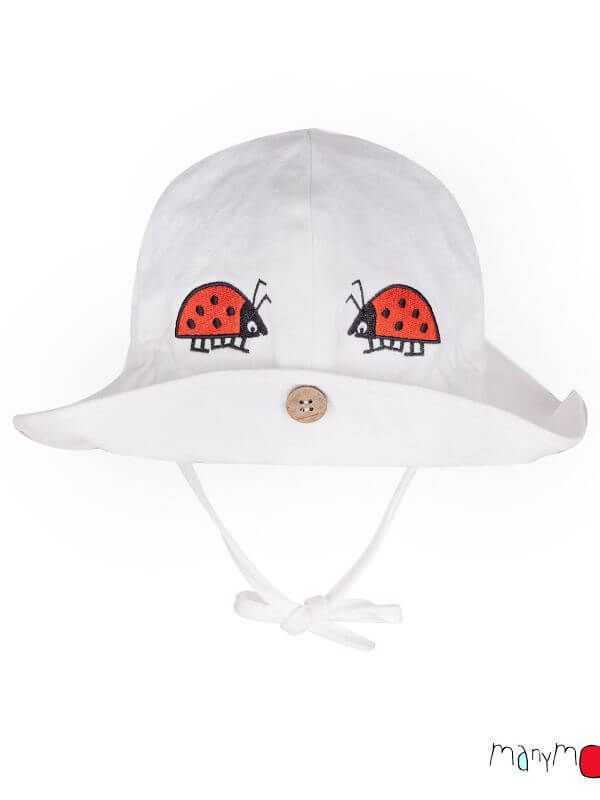 Pălărie ajustabilă din cânepă și bumbac Ladybug