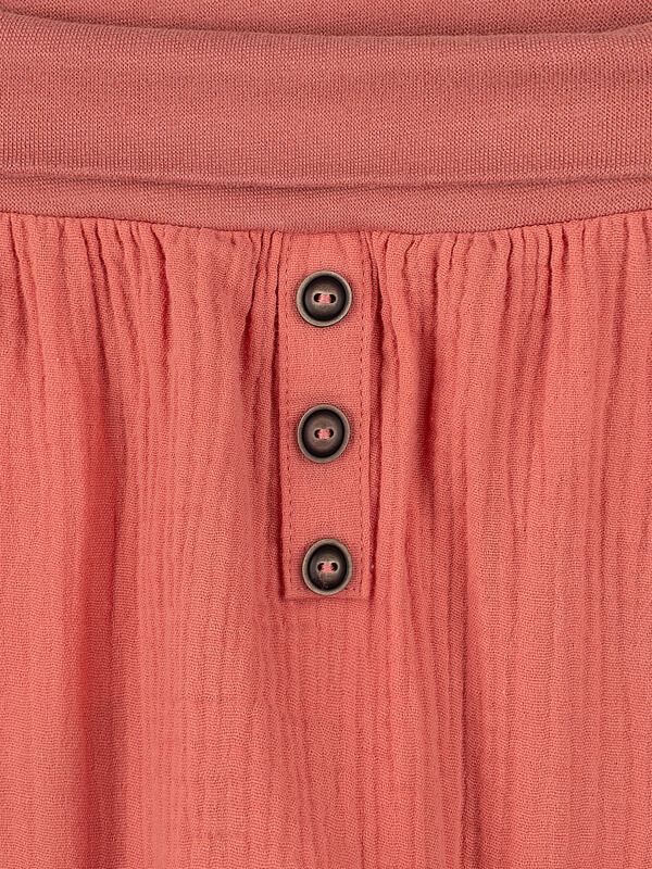 Pantaloni bebe muselină Bloomy Rose