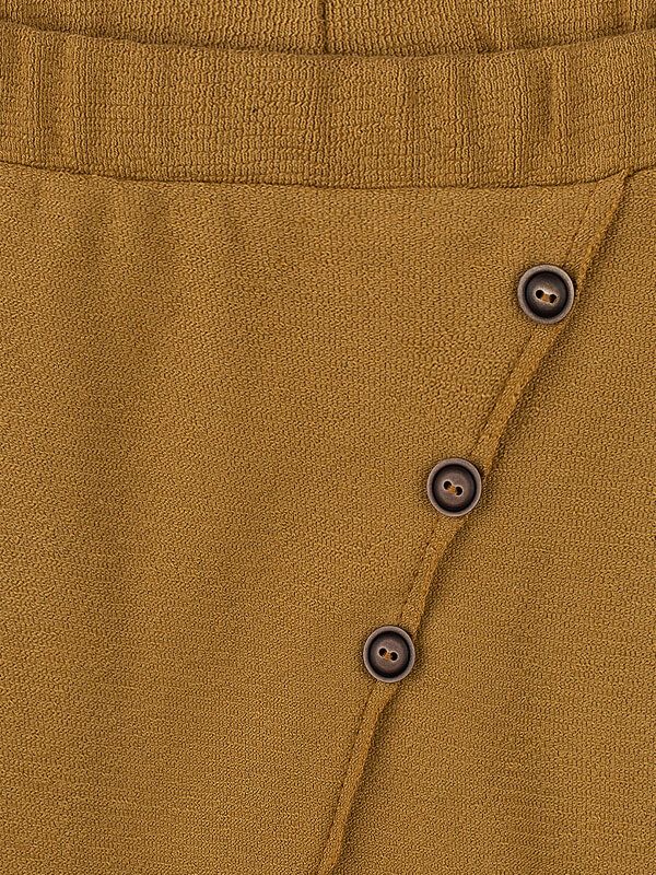 Pantaloni bebe Mustard, bumbac organic