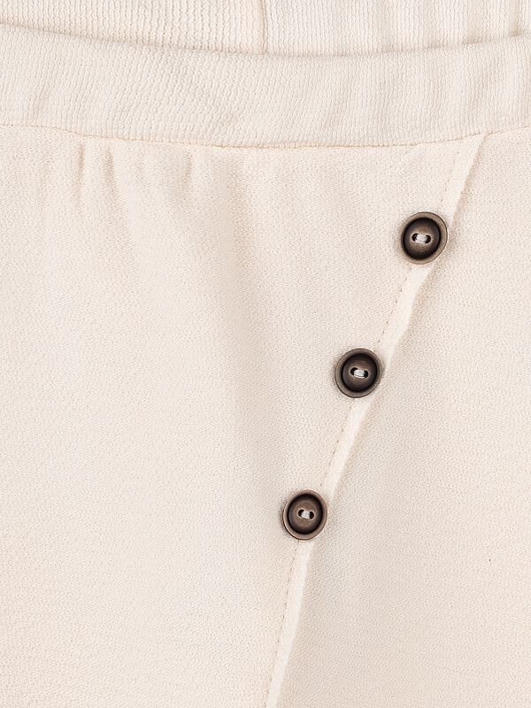 Pantaloni bebe White Whisper, bumbac organic