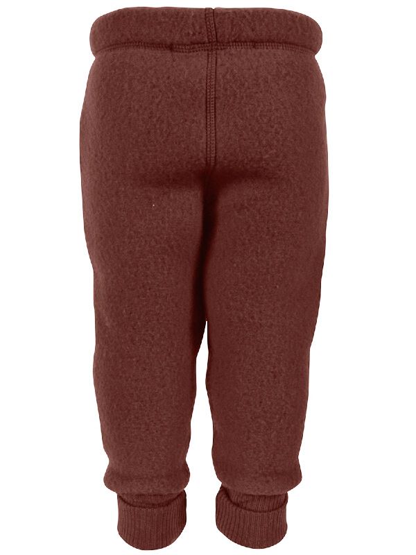 Pantaloni lână fleece Madder Brown