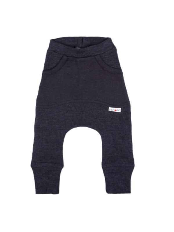 Pantaloni lână Kangaroo Foggy Black