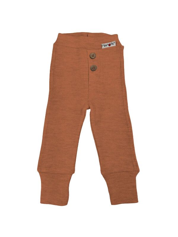Pantaloni lână merinos Jogger Clay