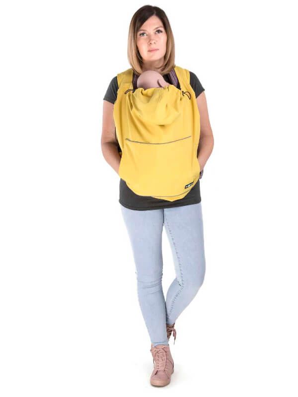 Protecţie marsupiu softshell Mustard