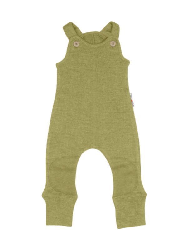 Salopetă cu bretele Playsuit lână Pea Green