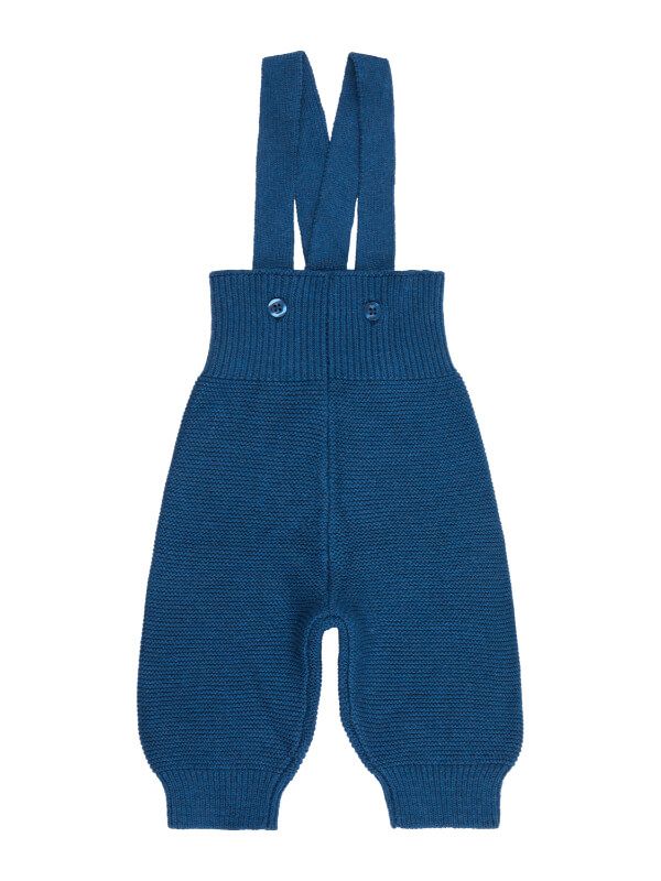 Salopetă tricotată bebe Florin Saphire Blue