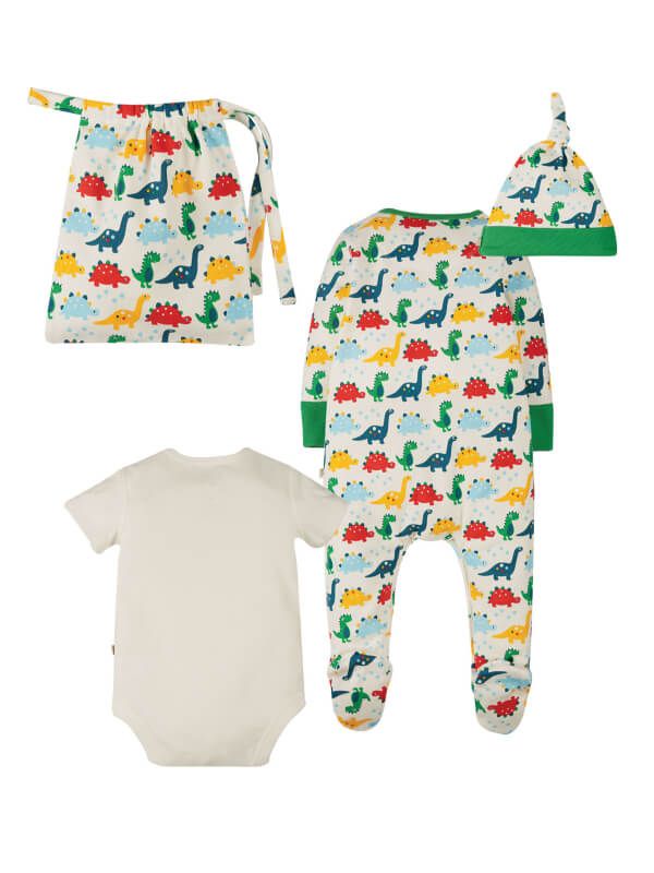 Set cadou 4 piese Rainbow Dinos