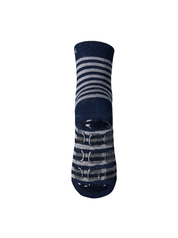 Şosete antiderapante Terry Stripe Marine