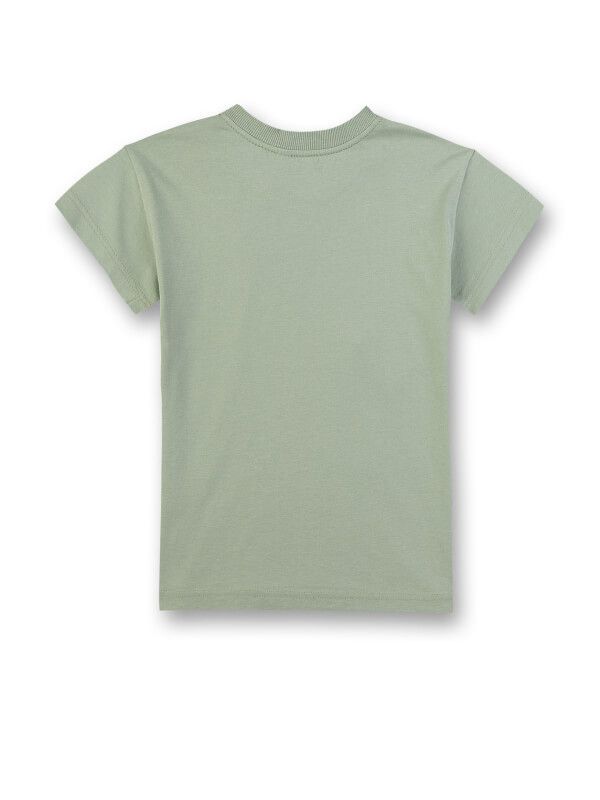 Tricou verde casual Sanetta Pure