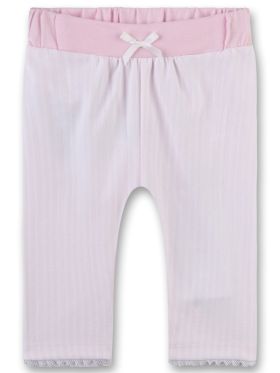 Pantaloni ocazii speciale bebeluşe, dungi roz