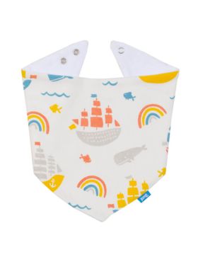 Bavetă reversibilă Ship, bumbac organic